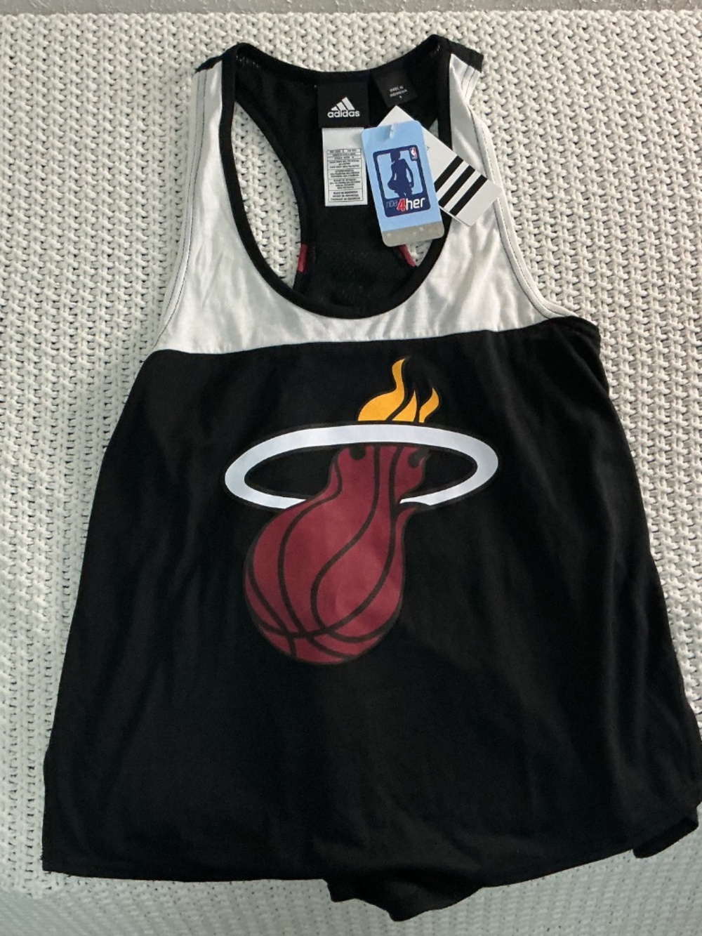 Addias New with tags woman's Small Miami Heat tank